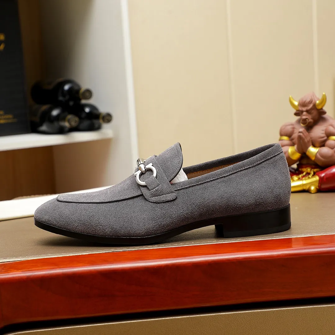 Men's shoes 💰600 🕷🕷🐂【Ferragamo】 Popular fashionable casual shoes🇨🇳Official website counter 1:1 production, original mold opening💯Good quality can be seen, imported high-end first-layer pebbled calfskin, water-dyed🐂leather lining🌿very clear texture, high-quality waterproof, non-slip and wear-resistant outsole🎋high quality and low price, truly handmade🍓, 7 colors available! Code number 38-44 (45. To be customized)